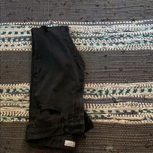 Black Distressed Skinny Jeans